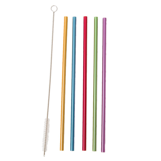 ALUMINIUM STRAW 5P