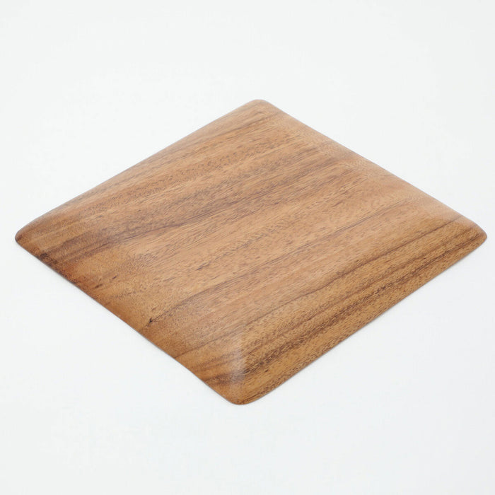 ACACIA SQUARE PLATE L